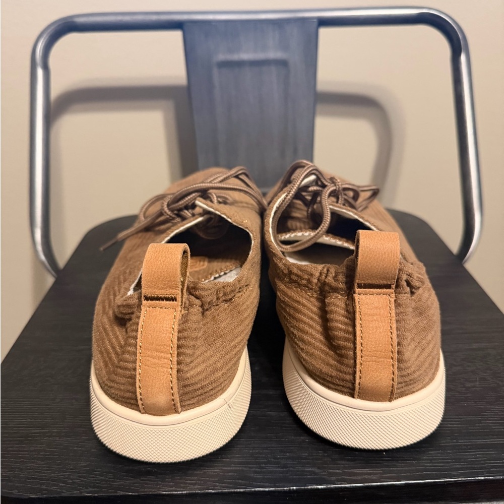 Spenco Santa Clara Cozy Sneakers Brown Corduroy Comfort Orthotic Lace Up Sz 11 - Picture 6 of 10